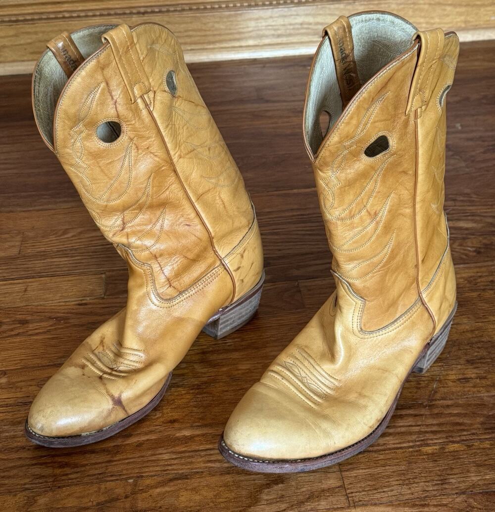 Canada West Work Western Cowboy Boots Mens 13.5 E Leather 6050